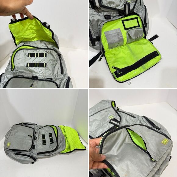00 S Old Gap Rucksack Backpack Y2K Silver - Picture 11 of 16